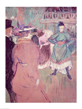Framed Quadrille at the Moulin Rouge, 1892 Print