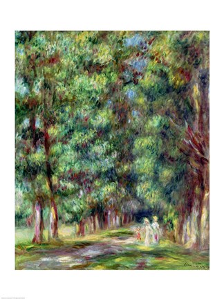 Framed Path in a Wood, 1910 Print