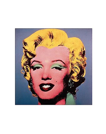 Framed Marilyn, 1964 (on dark gray-blue) Print