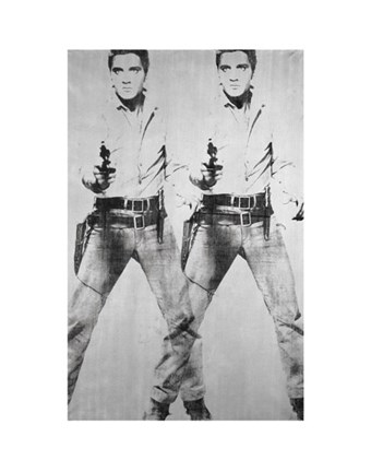 Framed Double Elvis, 1963 Print