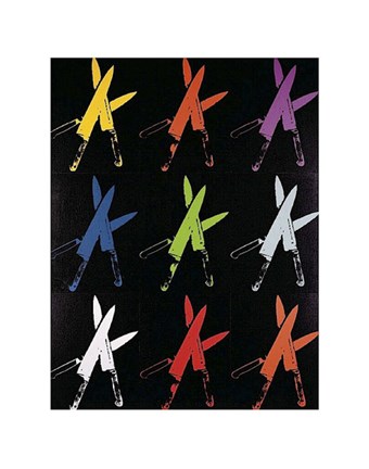 Framed Knives, 1981-82 (multi) Print