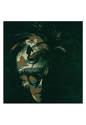 Framed Self-Portrait, 1986 (brown camo) Print