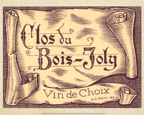 Framed Clos du Bois Print