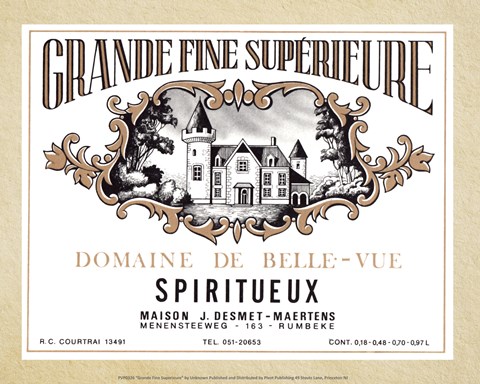 Framed Grande Fine Superieure Print