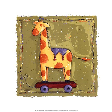 Framed Giraffe Print