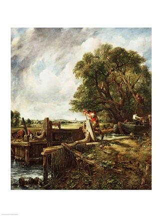 Framed Lock, 1824 Print