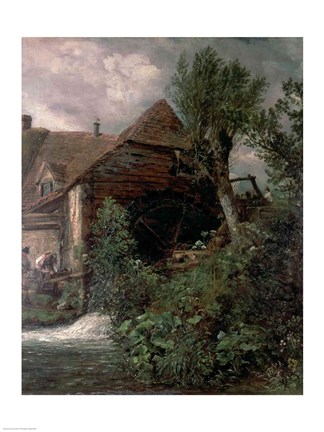 Framed Watermill at Gillingham, Dorset Print