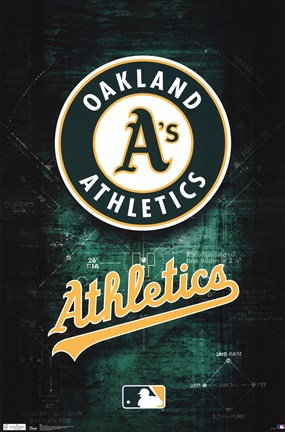 Framed Athletics - Logo 11 Print