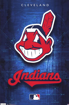 Framed Indians - Logo 11 Print