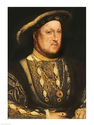 Framed Portrait of Henry VIII C Print