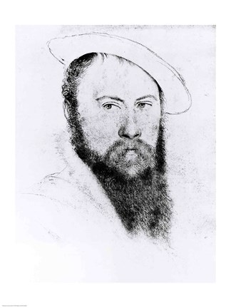 Framed Portrait of Sir Thomas Wyatt the Younger Print