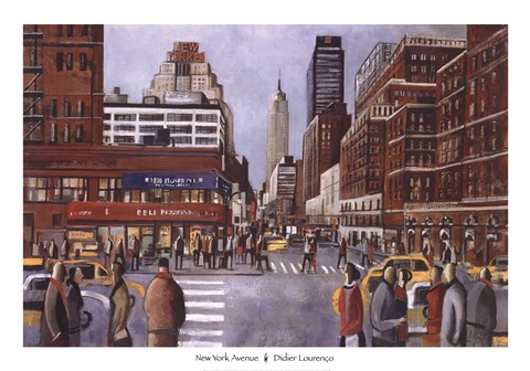 Framed New York Avenue Print