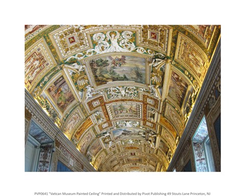 Framed Vatican Museum Painted Ceiling Print