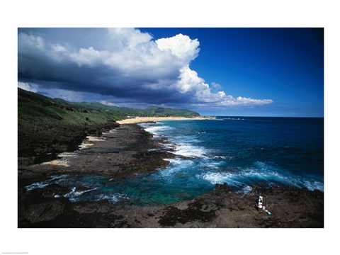 Framed Oahu Hawaii USA Print