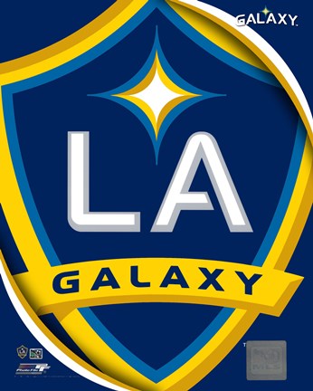 Framed 2011 LA Galaxy Team Logo Print