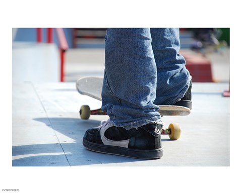 Framed Skater in Florence Print