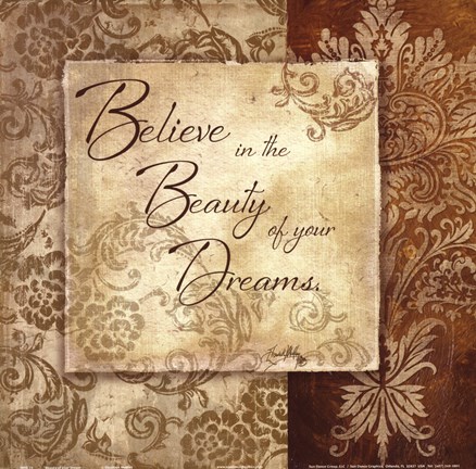 Framed Beauty of your Dreams Print