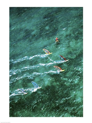 Framed Kanaha Beach Maui Hawaii USA Print