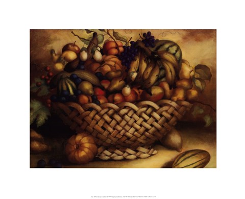 Framed Fruit Basket Print