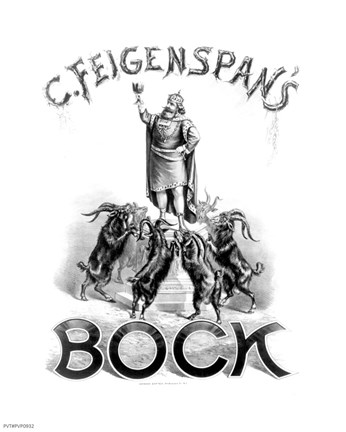 Framed C. Feigenspans Bock Print