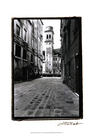 Framed Venetian Stroll VI Print