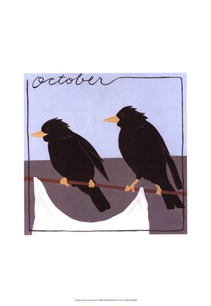 Framed Avian October Print
