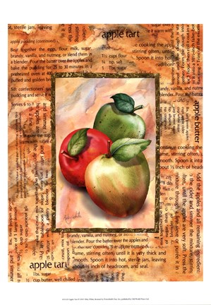 Framed Apple Tart Print