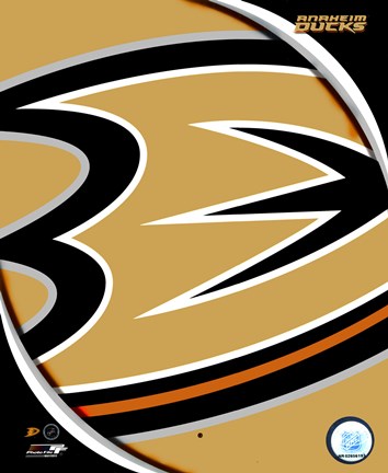 Framed Anaheim Ducks 2011 Team Logo Print