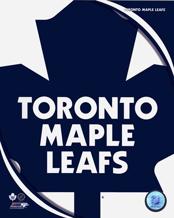Framed Toronto Maple Leafs 2011 Team Logo Print