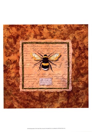 Framed Bumble Bee Print
