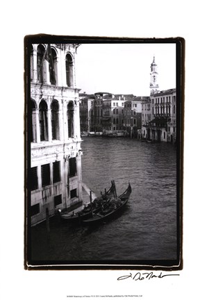 Framed Waterways of Venice VI Print