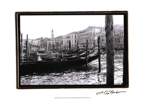 Framed Waterways of Venice IX Print