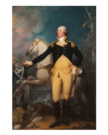 Framed General George Washington at Trenton by John Trumbull Print