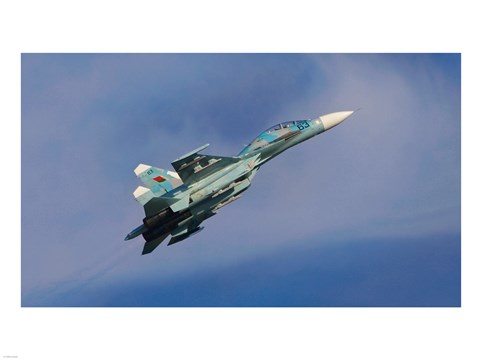 Framed Su-27UBM Radom 2009 Print