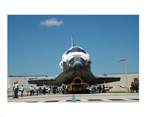 Framed Shuttle Discovery Print