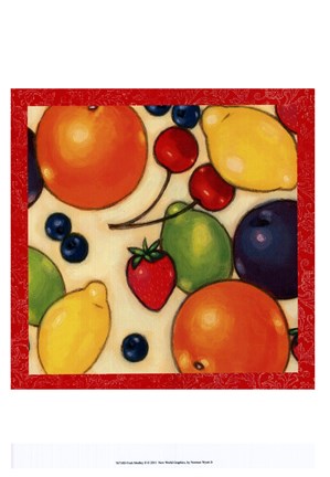 Framed Fruit Medley II Print
