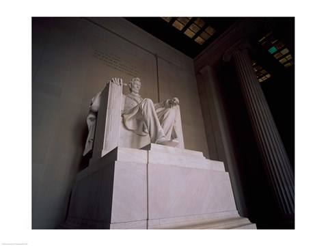 Framed Lincoln Memorial Washington, D.C. USA Statue Print