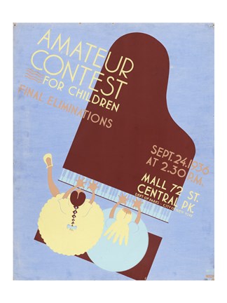 Framed Amateur Contest for Children Final Eliminations Print