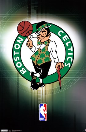 Framed Celtics - Logo 11 Print