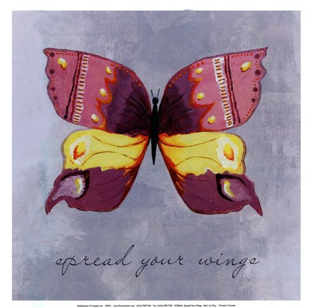 Framed Spread your wings -mini Print