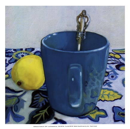 Framed Lemon Cup - mini Print