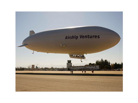 Framed Airship Ventures&#39; Zeppelin Print