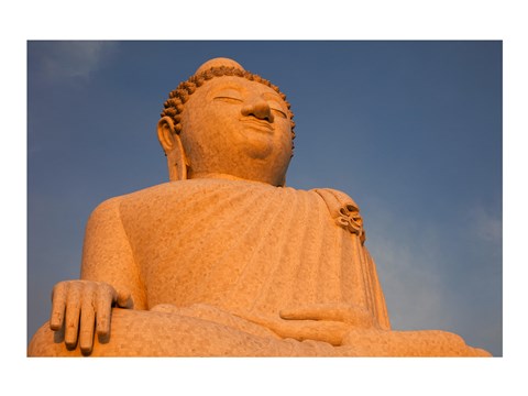 Framed Big Buddha of Phuket Statue Print