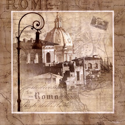 Framed When in Rome Print