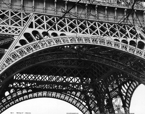 Framed Eiffel Tower III Print