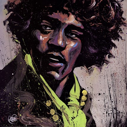 Framed Hues of Hendrix Print