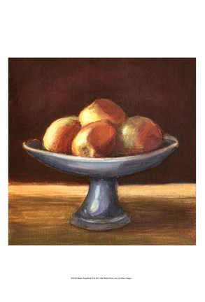 Framed Rustic Fruit Bowl II Print