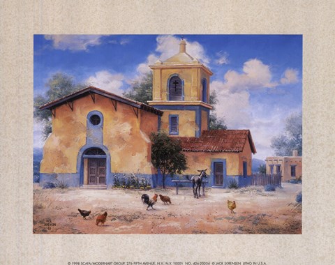 Framed Missionary Print