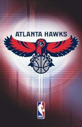Framed Hawks - Logo 11 Print