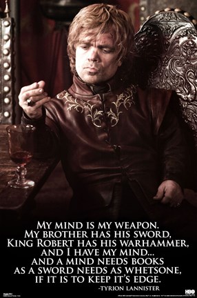 Framed Game of Thrones - Tyrion Print